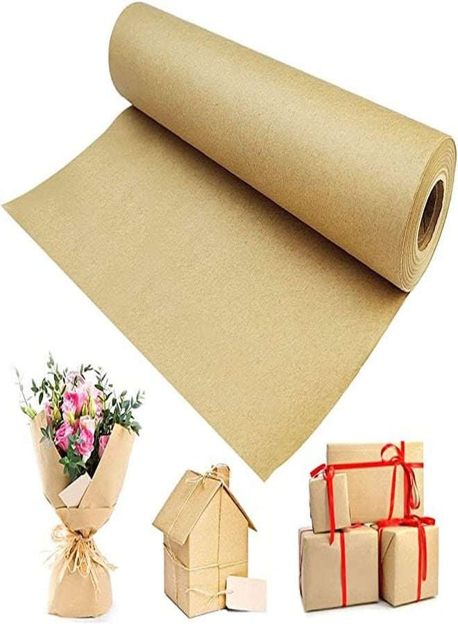 MALANI STORES Paper Roll Ideal for Packing, Moving, Gift Wrapping, Postal, Shipping, Parcel, Wall Art, Crafts, Bulletin Boards, Floor Covering, Table Runner Brown 18inch X 5 Meter - Image 4